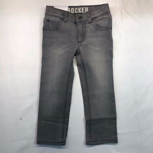 Crazy 8 Baby Boys Gray Rocker Stretch Jeans